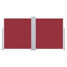Berkfield Home Retractable Side Awning Red 140x600 cm in Wine - thumbnail 3