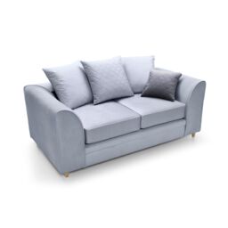Abakus Direct Chicago Spill-Proof Velvet 2 Seater Sofa in Light Blue - thumbnail 5