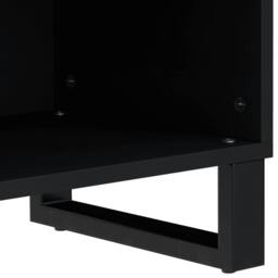 Berkfield Home TV Cabinet 80x33x46 cm Solid Wood Mango&Engineered Wood in Brown - Size: 80 x 33 x 46 cm - thumbnail 8