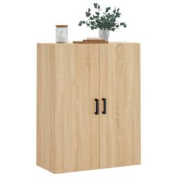 Berkfield Home Wall Mounted Cabinet Sonoma Oak 69.5x34x90 cm in Brown - thumbnail 4