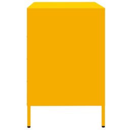 Berkfield Home Sideboard¬†Mustard Yellow 68x39x58.5 cm Cold-rolled Steel - thumbnail 6