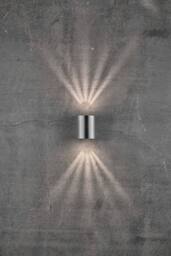 Nordlux Modern Outdoor Wall Light Silver Stainless steel Intergrated LED Weatherproof - Mains Powered, IP44 - thumbnail 8