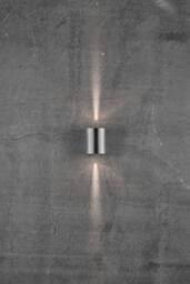 Nordlux Modern Outdoor Wall Light Silver Stainless steel Intergrated LED Weatherproof - Mains Powered, IP44 - thumbnail 9