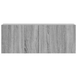 Berkfield Home 3 Piece TV Cabinet Set Grey Sonoma Engineered Wood - thumbnail 5