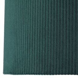 Happy Homewares Soft Ribbed Corduroy Fabric Lamp Shade with Inner Matching Satin Lining in Dark Green - Size: 10 inches - thumbnail 3