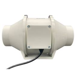 Havendro Powerful Inline Bathroom Shower Fan Kit 100mm with Timer in White - thumbnail 3