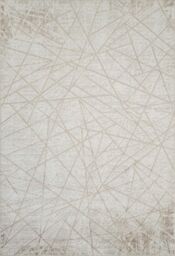 Desire Rugs Perla Modern Abstract Linear Living Room Area Rug Metallic Sheen-Beige Axis in Beige - Size: 60 cm x 220 cm - thumbnail 2