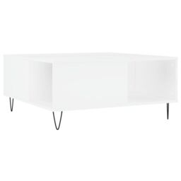 Berkfield Home Coffee Table White 80x80x36.5 cm Engineered Wood - thumbnail 6