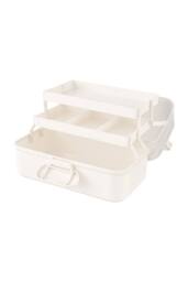 Living and Home 3 Layers Multifuntional Accessories Storage Box in White - thumbnail 2