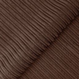 Furnishings For Less UK Delta Large 4 Seater Corner Sofa Right Hand Facing Jumbo Cord L Shape in Brown - thumbnail 2