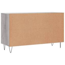 Berkfield Home Sideboard Grey Sonoma 100x36x60 cm Engineered Wood - Size: 100 x 36 x 60 cm - thumbnail 8