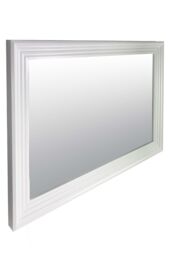 MirrorOutlet New Modern Bright White layered Wall Mirror 3ft6X2ft6 1060X756mm - Size: 1 Pack - thumbnail 6