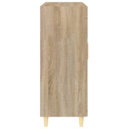 Berkfield Home Sideboard Sonoma Oak 69.5x34x90 cm Engineered Wood in Light Tan - thumbnail 6