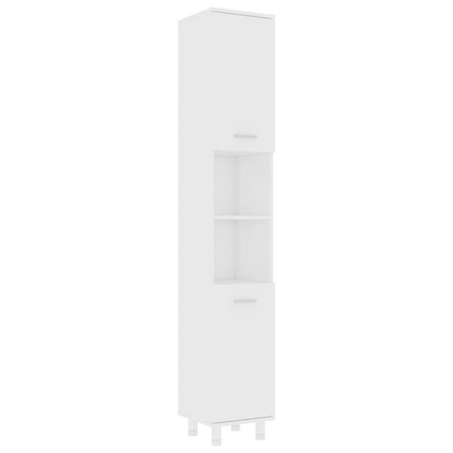 Berkfield Home Bathroom Cabinet White 30x30x179 cm Engineered Wood - Size: 30 x 30 x 179 cm - image 1
