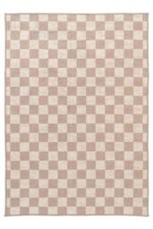 Kukoon Machine Washable Natural Jute Blend Checkerboard Beige Area Rug - Size: 80 cm x 150 cm - thumbnail 1
