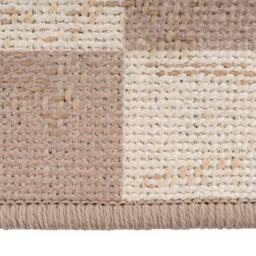 Kukoon Machine Washable Natural Jute Blend Checkerboard Beige Area Rug - Size: 80 cm x 150 cm - thumbnail 9