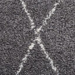The Rug Shop UK Grey Kilim Modern Easy to clean Machine Made Chequered Area Rug - Size: 200 cm x 290 cm - thumbnail 2