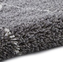 The Rug Shop UK Grey Kilim Modern Easy to clean Machine Made Chequered Area Rug - Size: 200 cm x 290 cm - thumbnail 6