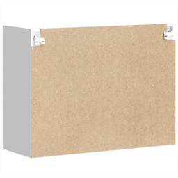 Berkfield Home Kitchen Wall Cabinet with Glass Door Kalmar White Engineered Wood - thumbnail 8
