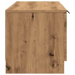 Berkfield Home TV Cabinet Artisan Oak 102x35x36.5 cm Engineered Wood in Brown - thumbnail 5
