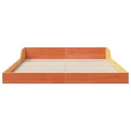 Berkfield Home Modern Wax brown 135 x 190 cm Pine wood - thumbnail 5