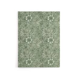"Artery8 Marigold Flower Green Pattern Canvas Wall Art Print W. Morris - Size: W18"" x H24""" - thumbnail 1