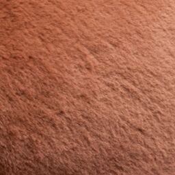 Furn Kallu Reversible Faux Fur Cushion in Burnt Orange - Size: 45 cm x 45 cm - thumbnail 6