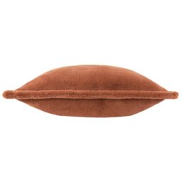 Furn Kallu Reversible Faux Fur Cushion in Burnt Orange - Size: 45 cm x 45 cm - thumbnail 4