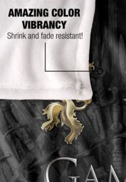 Warner Brothers Game Of Thrones Officially Licensed Silky Touch Super Soft Throw Blanket 152 x 127 cm in White - thumbnail 4