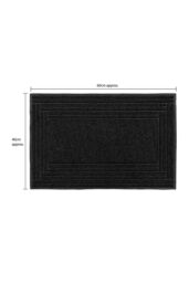 JVL Mud Grabber Spaghetti Scraper Doormat 40x60cm Black Border - Size: 40 cm x 60 cm - thumbnail 5