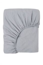 Martex Touch of Linen Fitted Sheet in Pale Blue - Size: King Fitted - thumbnail 3