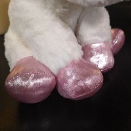 Samuel Alexander 24cm Plush White Unicorn with Sparkly Pink Horn & Hooves - thumbnail 5