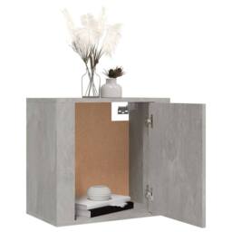 Berkfield Home Wall-mounted Bedside Cabinets 2 pcs Concrete Grey 50x30x47 cm - Size: 50 x 30 x 47 cm - thumbnail 4
