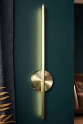 BHS Lighting Rosanna Rechargeable Wall Light in Gold - thumbnail 4