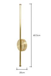 BHS Lighting Rosanna Rechargeable Wall Light in Gold - thumbnail 5