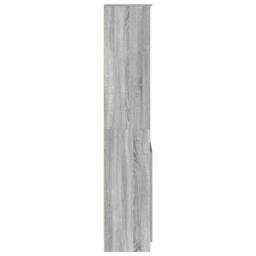 Berkfield Home Highboard Grey Sonoma 70x35x180 cm Engineered Wood - Size: 70 x 35 x 180 cm - thumbnail 7