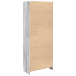 Berkfield Home Highboard Grey Sonoma 70x35x180 cm Engineered Wood - Size: 70 x 35 x 180 cm - thumbnail 8
