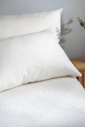 Soak&Sleep Waterproof Bamboo Standard Pillow Protector Pair in White - Size: Standard Pillow Case - thumbnail 2
