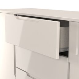 Ready Assembled 2 U Lucca 2 Door 3 Drawer Sideboard (Ready Assembled) in Taupe - thumbnail 6