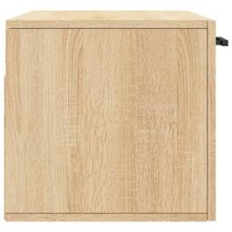 Berkfield Home Wall Cabinet Sonoma Oak 80x36.5x35 cm Engineered Wood in Light Brown - thumbnail 7
