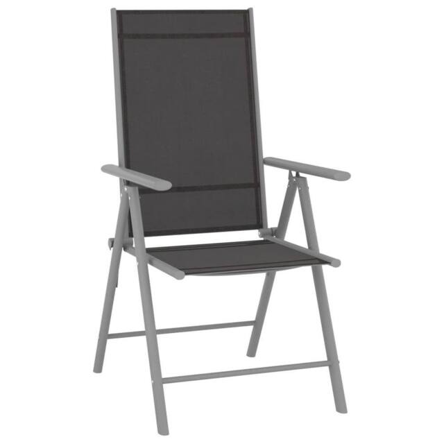 Berkfield Home 9 Piece Garden Lounge Set Black & Silver - image 1