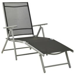 Berkfield Home 9 Piece Garden Lounge Set Black & Silver - thumbnail 5