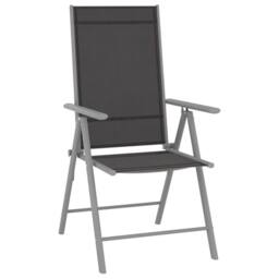 Berkfield Home 9 Piece Garden Lounge Set Black & Silver