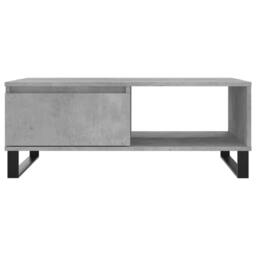 Berkfield Home Coffee Table Concrete Grey 90x60x35 cm Engineered Wood - Size: 90 x 60 x 35 cm - thumbnail 5