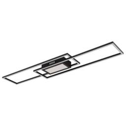 Netlighting Saunders Semi Ceiling Light Black 96x20cm LED Dimmable 2700-6500K - Size: 96x20 cm - thumbnail 2