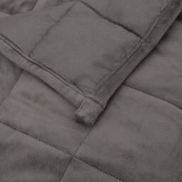 Berkfield Home Weighted Blanket Grey 120x180 cm 5 kg Fabric - thumbnail 5
