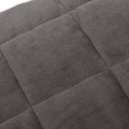 Berkfield Home Weighted Blanket Grey 120x180 cm 5 kg Fabric - thumbnail 4