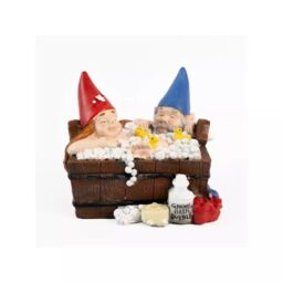 Marco Paul Solar Light Bathtub Gnome Garden Ornament - thumbnail 5