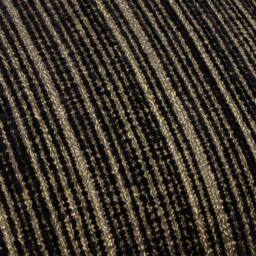 Paoletti Jupiter Chenille Jacquard Cushion in Black - Size: 50 cm x 50 cm - thumbnail 4