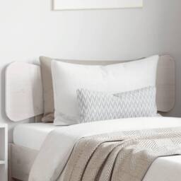 Berkfield Home Headboard White 100 cm Solid Wood Pine - thumbnail 2